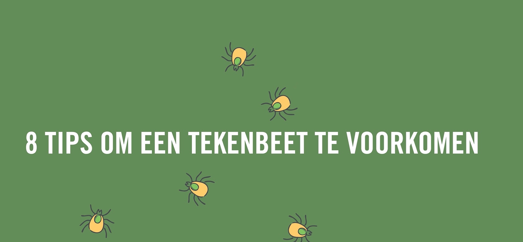 8 tips om een tekenbeet te voorkomen