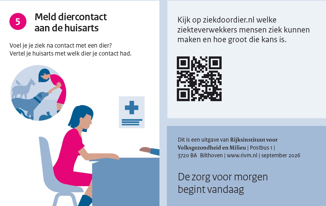 Ziek door dier - na incident naar de huisarts